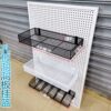 Hole board hanging basket supermarket shelf hanging basket grid hanging basket storage basket storage rack multifunctional hanger hole board accessories