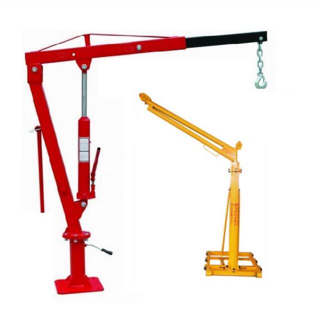 0.5t manual hydraulic rotating crane vehicle-mounted small crane for marine floor buildings rotating electric small crane