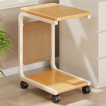 Desktop computer host bracket removable wheeled integrated storage rack main chassis base tray printer rack