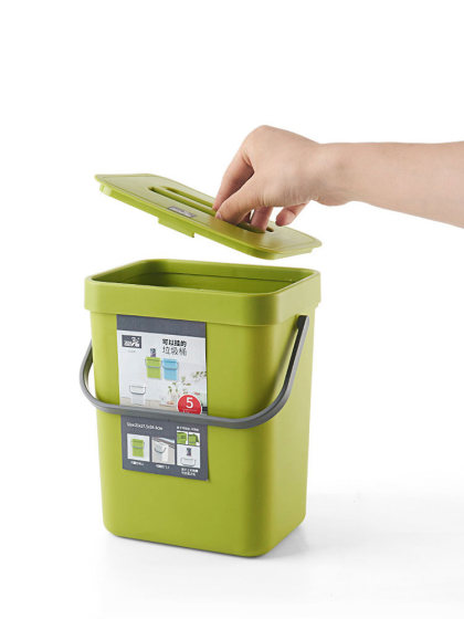 壁挂式垃圾桶卫生间厕所夹缝专用小号带盖挂墙厨房柜门挂式垃圾篓