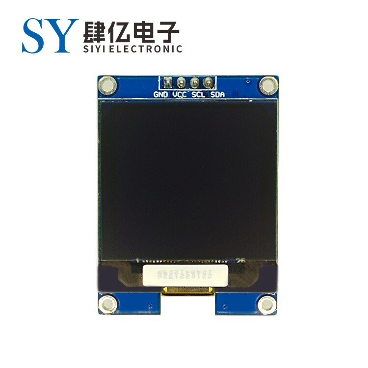 1.5寸oled液晶显示屏128&times;128分辨率单色方屏模组iic接口厂家直销