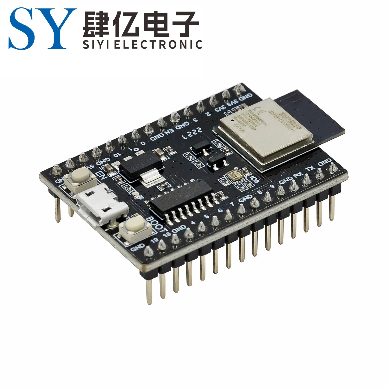 ESP32-C3开发板 核心板 搭载ESP32-C3-MINI-1模组WiFi蓝牙5.0模块