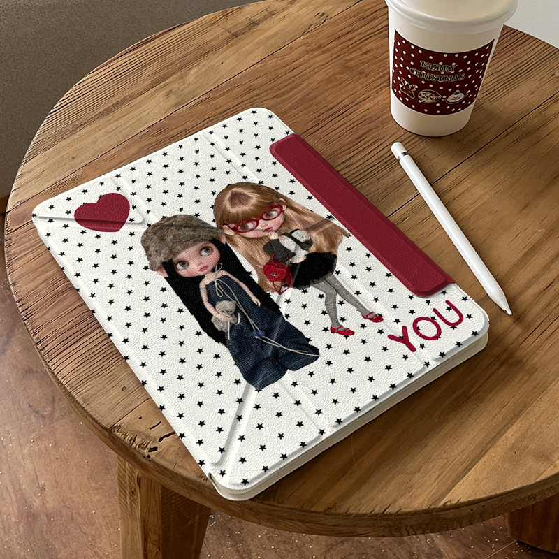 Cute and Stylish Detachable Magnetic Case for iPad Air 8/7/6, New Model for 10Th Generation, Compatible with Apple iPad 11, Tablet Pro 11inch Air5 with Pen Slot