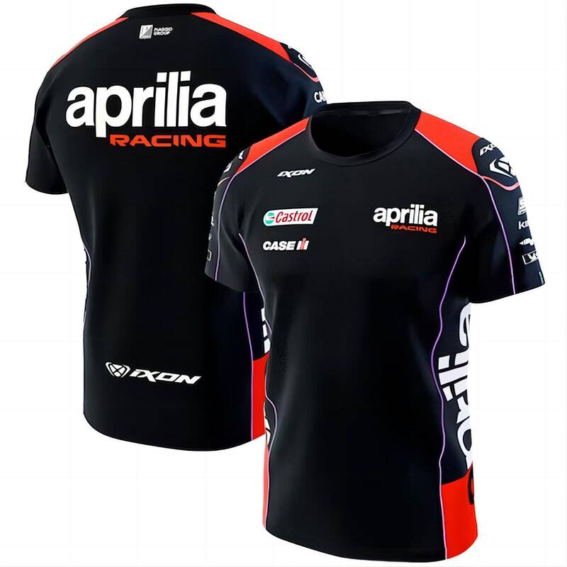 Aprilia Motorcycle Racing Sreetwear Gulf T-Shirts 3D Print M