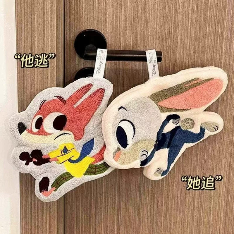 Zootopia полотенце для рук можно повесить милое полотенце для рук в ванной кухонное безворсовое впитывающее полотенце