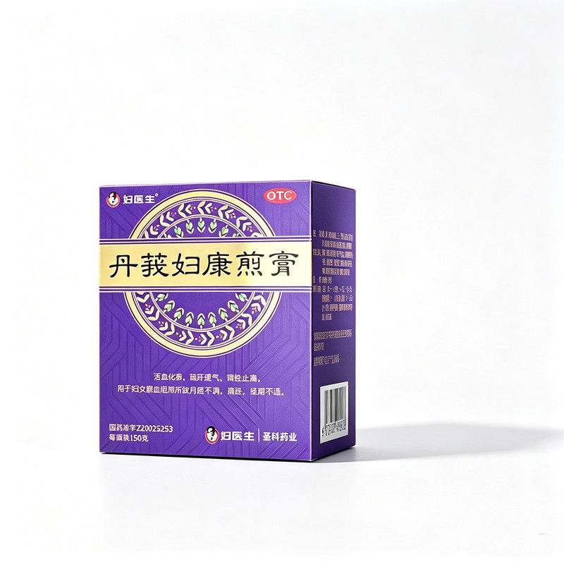 好医生丹莪妇康煎膏活血化瘀调经止痛痛经妇科月经中药口服液调理 经活实拍商品图