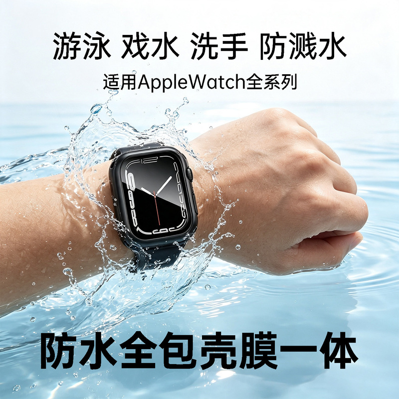 Suitable for Apple Watch Protective Case, Waterproof Case and Film Integrated, Apple Watch S11 Protective Case, Ultra Watch Case, Se Pc Hard Case, S10 Full Screen Wrap, S9 Anti-Drop and Anti-Scratch, S8S7 Frame Suitable for Apple Watch Protective Case, Waterproof Case and Film Integrated, Apple Watch S11 Protective Case, Ultra Watch Case, Se Pc Hard Case, S10 Full Screen Wrap, S9 Anti-Drop and Anti-Scratch, S8S7 Frame