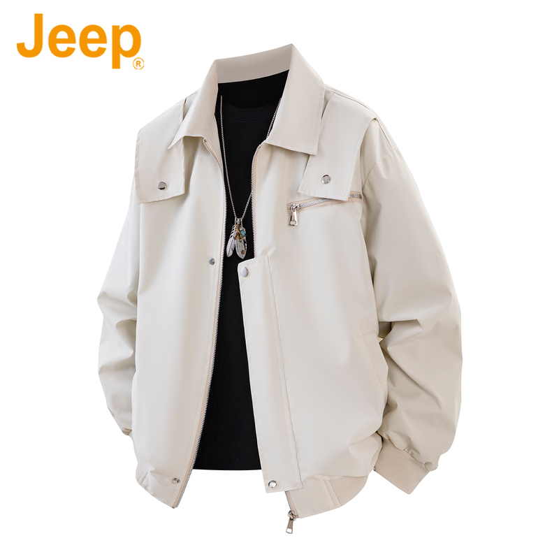 Jeep American-Style Functional Workwear Jacket for Men, New Autumn Trendy Brand, High-End Cool Jacket, Baseball Uniform Jeep American-Style Functional Workwear Jacket for Men, New Autumn Trendy Brand, High-End Cool Jacket, Baseball Uniform