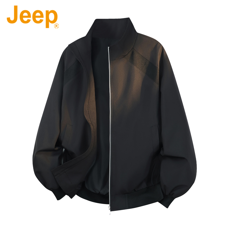 Jeep Jeep Stand-Up Collar Flight Jacket Men's 2026 Autumn New American High Street Workwear Loose Casual Jacket Jeep Jeep Stand-Up Collar Flight Jacket Men's 2026 Autumn New American High Street Workwear Loose Casual Jacket