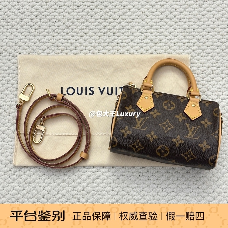 Lv Women's Bag Louis Vuitton New Model Lv Speedy Nano Monogram Pillow Bag Handbag Shoulder Crossbody Bag Lv Women's Bag Louis Vuitton New Model Lv Speedy Nano Monogram Pillow Bag Handbag Shoulder Crossbody Bag