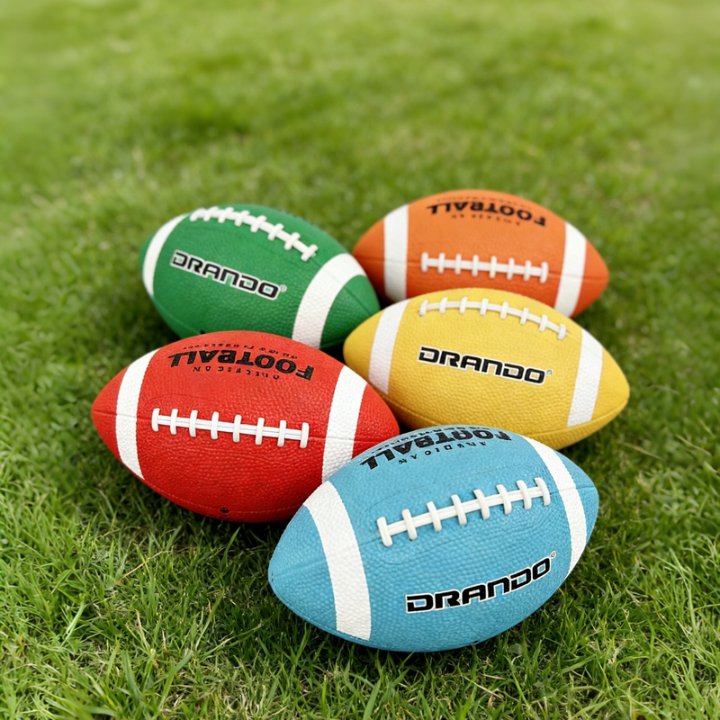 American Football Rainbow 6-Color Rubber Football Size 3/6/9 for Kids, Teenagers, and Adults, Suitable for Indoor and Outdoor Use American Football Rainbow 6-Color Rubber Football Size 3/6/9 for Kids, Teenagers, and Adults, Suitable for Indoor and Outdoor Use