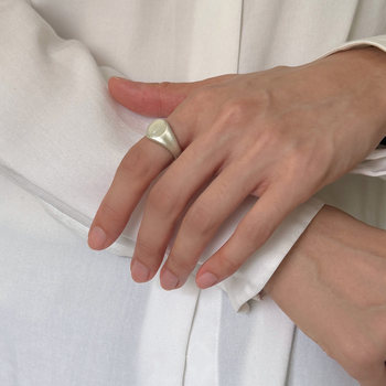 Personal use only eiravel 925 silver inlaid chalcedony ring adjustable