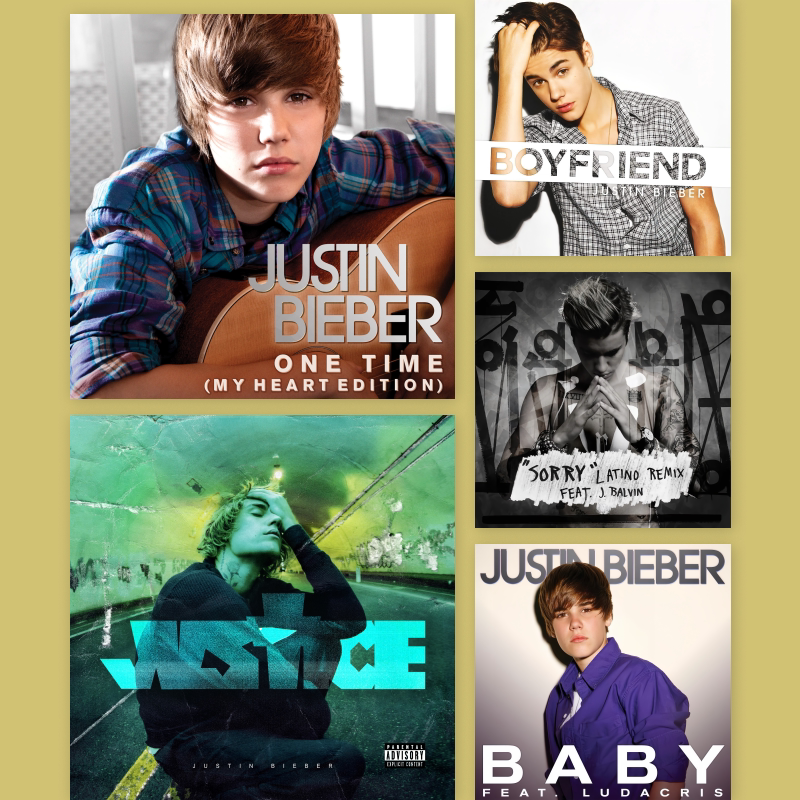 Justin Bieber Album Cover Poster Dorm Room Home Background Wall Decoration Painting