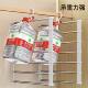 Multifunctional trouser rack ladder trouser hanging folding trouser rack stainless steel trouser hanging clip multi-layer seamless storage trouser hanging rack