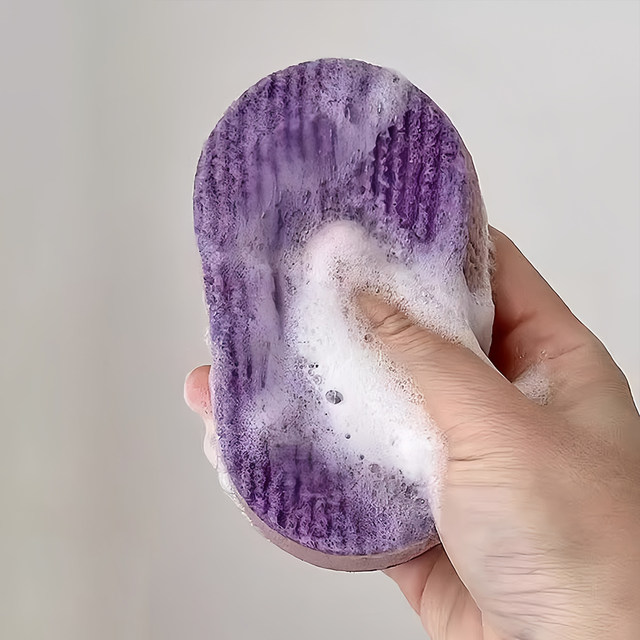 Thickened High-Density Colorful Dishwashing Sponge Brush, Pack of Three, Non-Stick Oil Pan Brush, Double-Sided Kitchen Dishwashing Scrubber