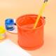 Foldable portable children's bucket for watering and multi-function portable outdoor fishing, fishing, art drawing, brush washing bucket