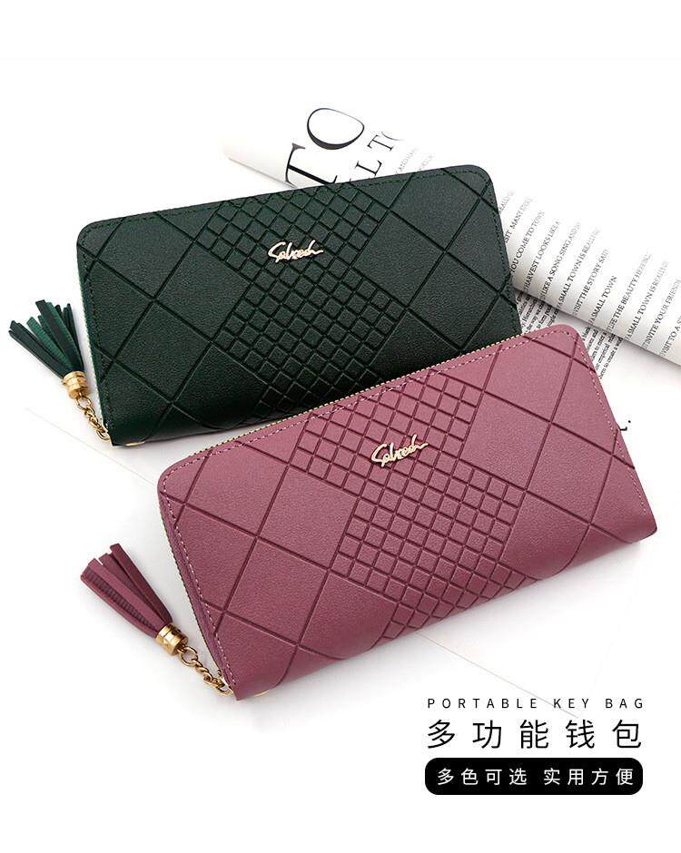 Zipper Money Coin Purse   Holder Long PU Leather Cl详情3
