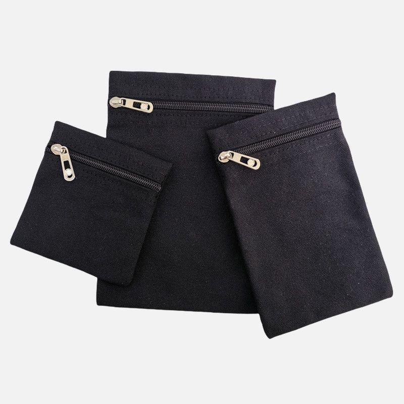 Clothing Pockets Are Sewn by Hand with Additional Inner Pockets, and the Finished Product Is Sewn on to the Top to Hold a Fabric Phone Bag for Travel