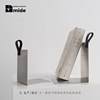 Mide Stainless Steel Bookends Record Magazine Storage File Rack Student Desk Divider Creative Metal Soft Decoration