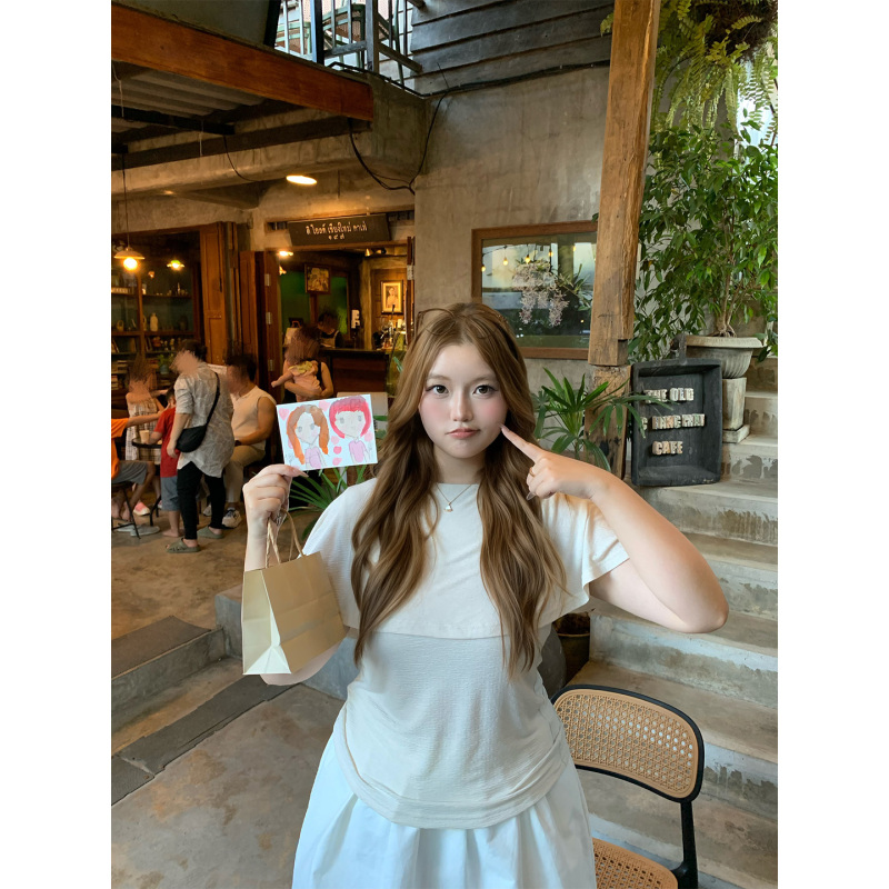 Yiiiiingy6/15 20:00 New Arrival【Textured Cape】15 Linen Textured Soft and Skin-Friendly Top