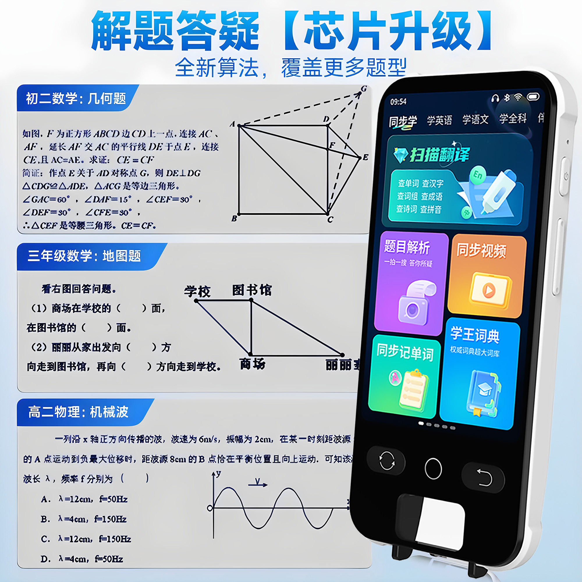 Alpha Zhixing Reading Pen, Smart Scanning Pen, All-Subject Learning Word Scanning and Translation Dictionary Pen