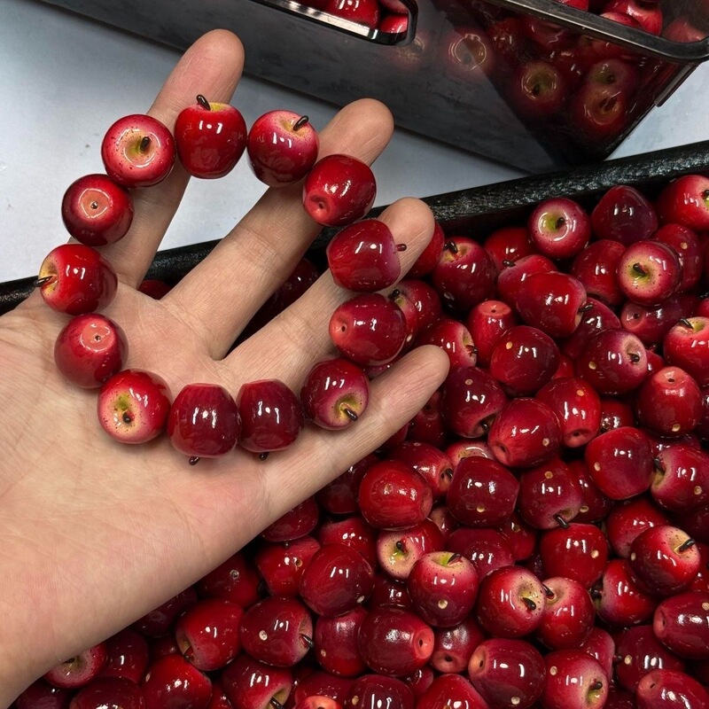 Christmas and New Year Wholesale Creative Apple High-End Bracelets Niche Bracelet Design Jewelry Fruit Gifts for Girlfriend