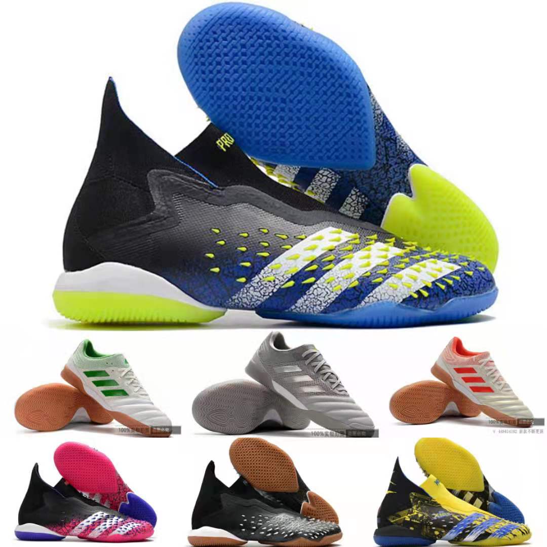 Summer small plum cement ground beef tendon bottom Messi Falcon 21 men's and women's game IC high tube indoor flat football shoes