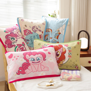 My little pony pure cotton gauze children's pillow cover, sweat-absorbent and soft