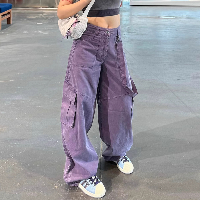 Very Stylish Workwear Jeans for Women, 2026 New Autumn Loose and Casual Straight-Leg Wide-Leg Floor-Length Pants