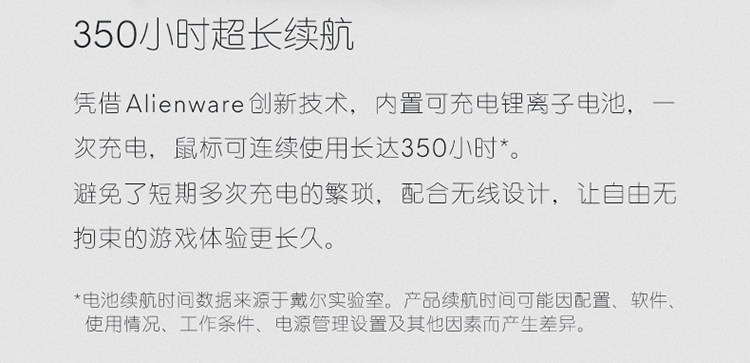 Alienware/外星人AW610M无线游戏鼠标 双模电竞鼠标 RGB高端外设插图5