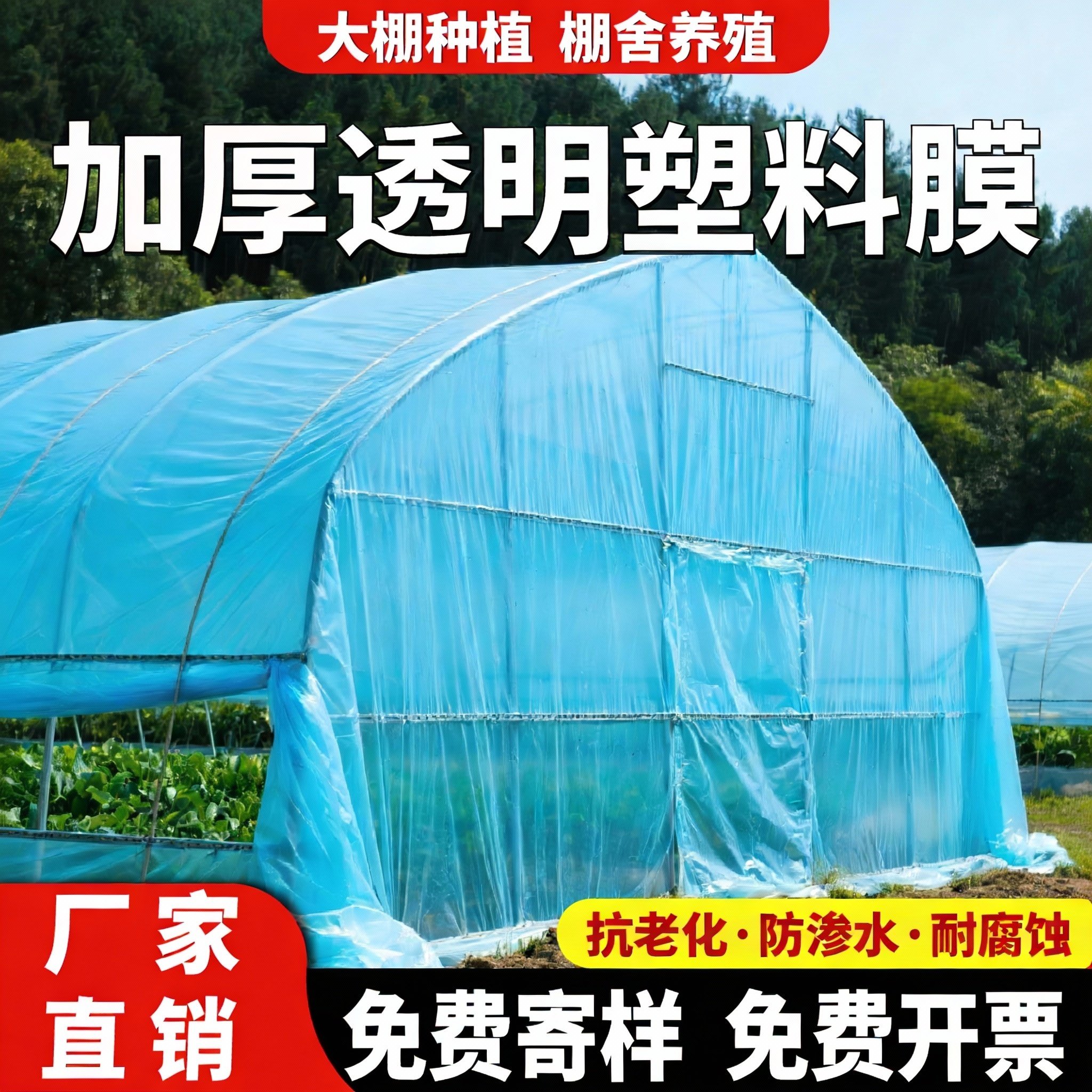 Пленка для теплиц, полиэтиленовая пленка, утолщенная пленка без капель, черно-белая пленка для сельского хозяйства, пластиковая пленка для теплиц, полимерная пленка для теплиц, сельскохозяйственная пленка.