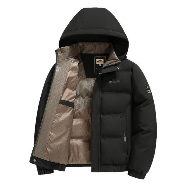 Woodpecker big brand middle-aged and elderly men's cotton-padded jackets 2025 new winter jackets thickened warm cotton-padded jackets casual jackets