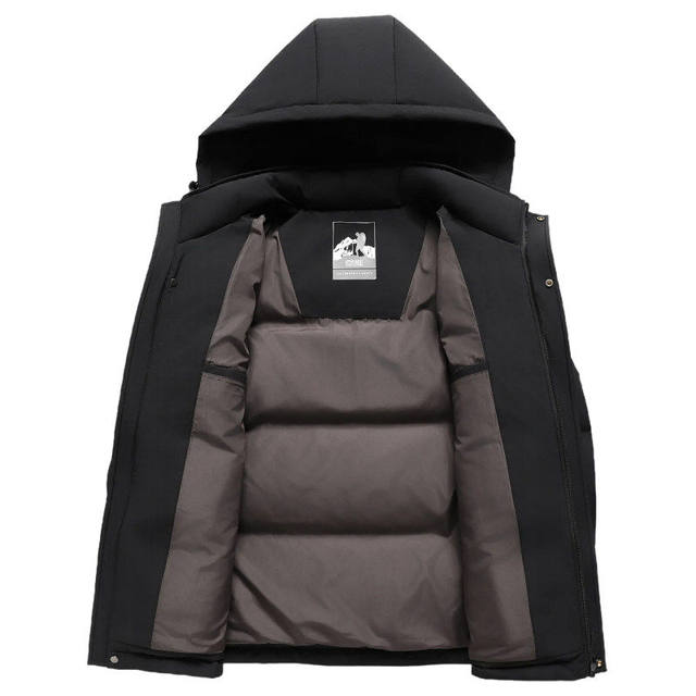 Woodpecker 2026 Model Dad's Winter down Jacket Men's New Winter Thickened Warm White Duck down Casual Coat