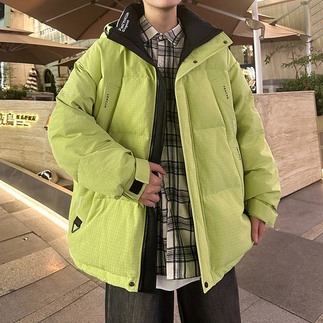 Woodpecker's new winter down jacket boys and students handsome white duck down jacket 15-year-old children thickened men's tops