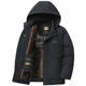 Woodpecker 2026 men's winter velvet thickened warm hooded middle-aged and elderly dad's down jacket
