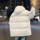 Woodpecker 2025 New Model White Duck down Jacket for Men, Hooded, Thickened, Loose Fit, Stylish Coat for Middle School Students and Older Children