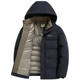Woodpecker 2026 Winter Thickened Jacket Men's Middle-aged Casual Warm Cotton Clothes Dad's Cotton Clothes Removable Hat