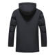Woodpecker 2026 men's winter velvet thickened warm hooded middle-aged and elderly dad's down jacket