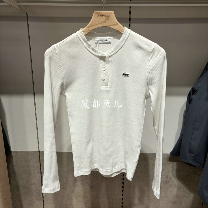 Tf5840-98 French Crocodile Lacoste 2026 New Autumn Women's Casual Long-Sleeved T-Shirt