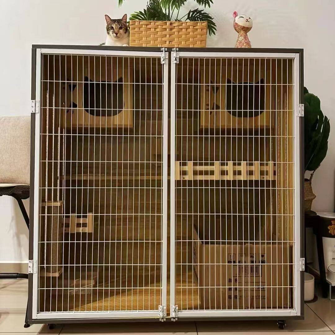 透气猫笼铁门猫别墅:给毛孩子一个豪华的家!-猫笼子-淘宝好物网