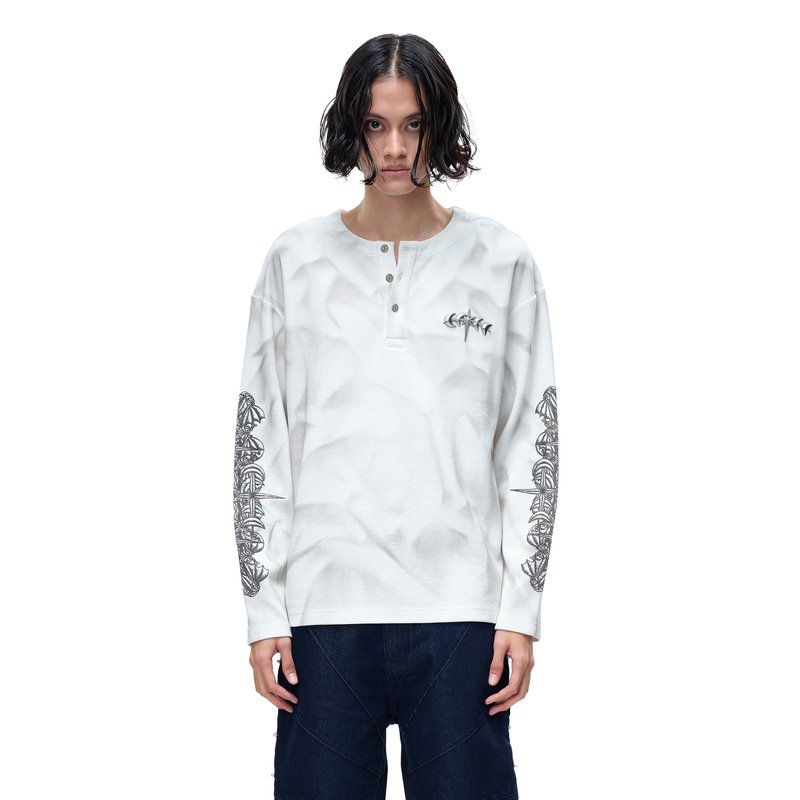 (Tbhnp) Theboyhasnopatience Dawn and Moonlight Waffle Long Sleeve (Tbhnp) Theboyhasnopatience Dawn and Moonlight Waffle Long Sleeve
