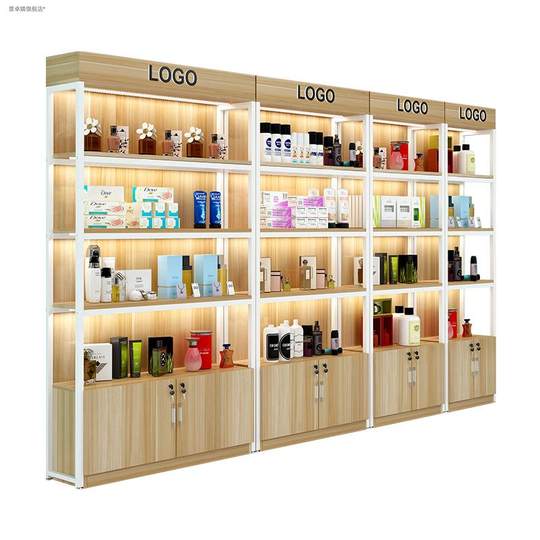 厂家超市货架展示陈列架化妆品展示架展柜落地自由组合展示柜