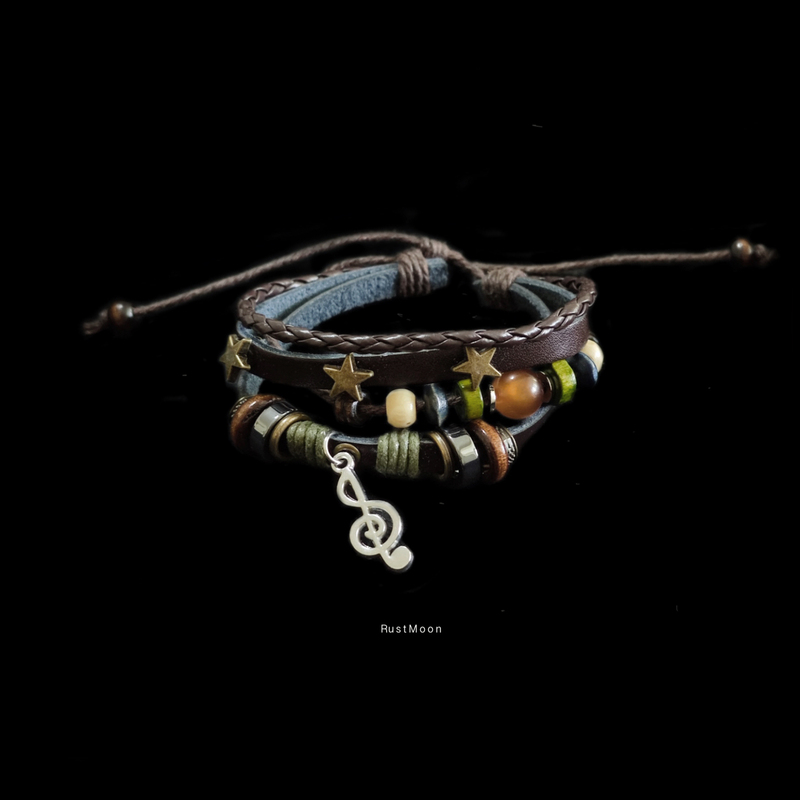 Vintage Clothing, Collision of Souls Bracelet, Niche Retro Vintage Jewelry