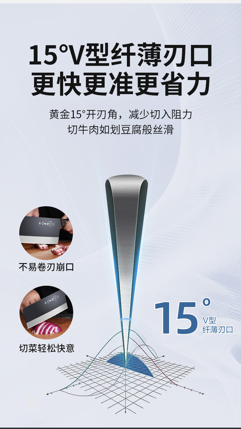 安享好物 安享A级斩切刀-十八子作玄乾斩切刀  