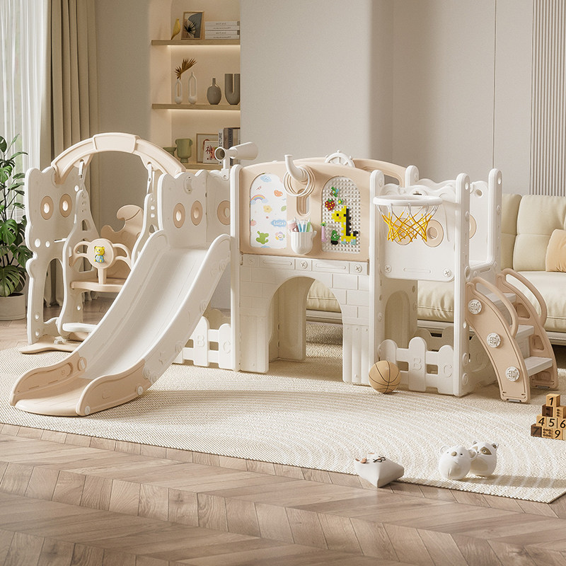 детская домашняя горка babysoku cat slide, комбинированная с качелями для детей от 3 до 10 лет, игрушечная рама для скалолазания