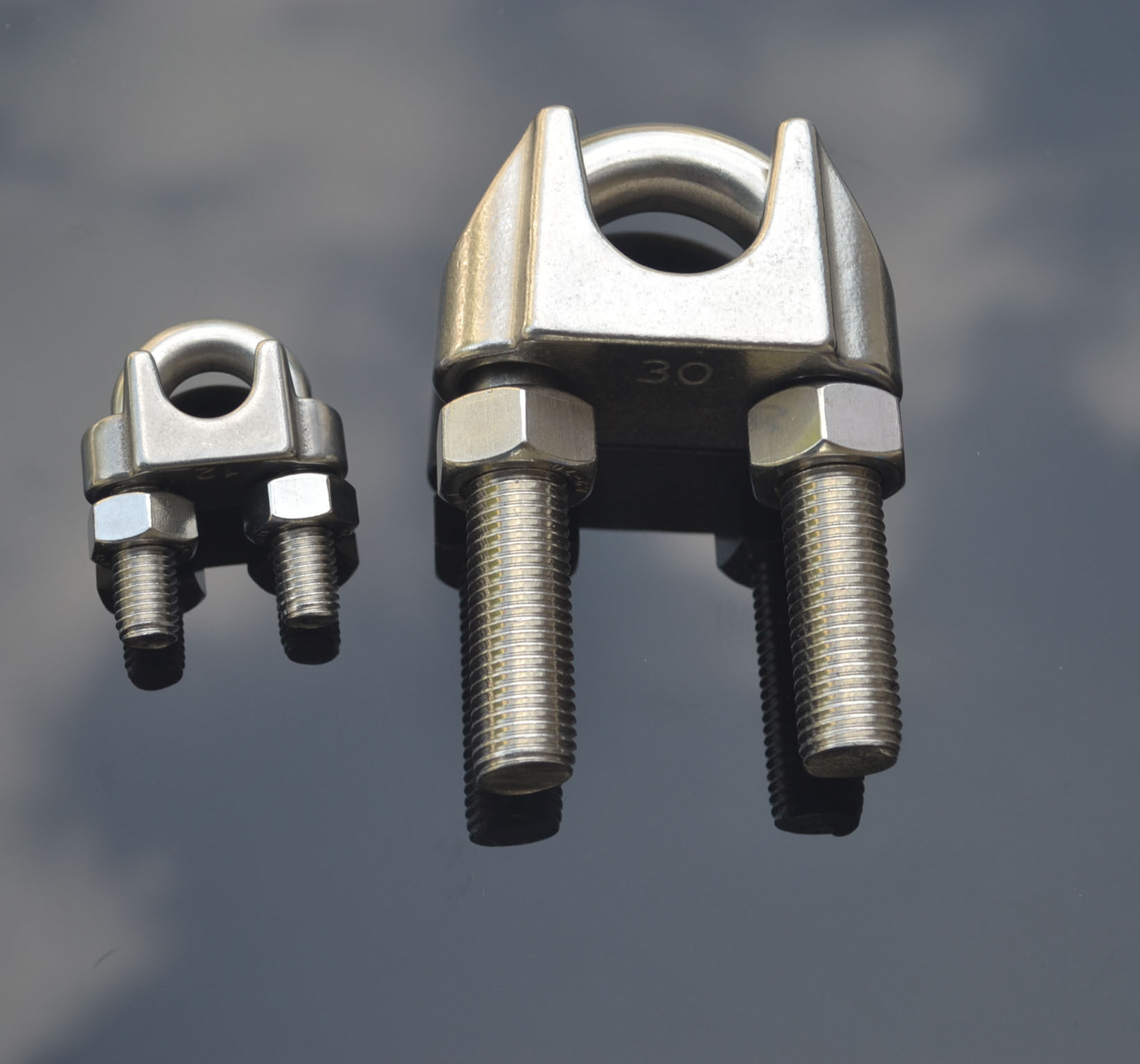 304 stainless steel chuck Chuck Rope clamp Rope clip Wire rope chuck M4