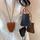 Подвесной шейный магнитный кожаный зажим для солнцезащитных очков, ожерелье, женский зажим для очков, шнурок для украшения одежды на шее, подвесная цепочка, аксессуары для свитеров mini 0