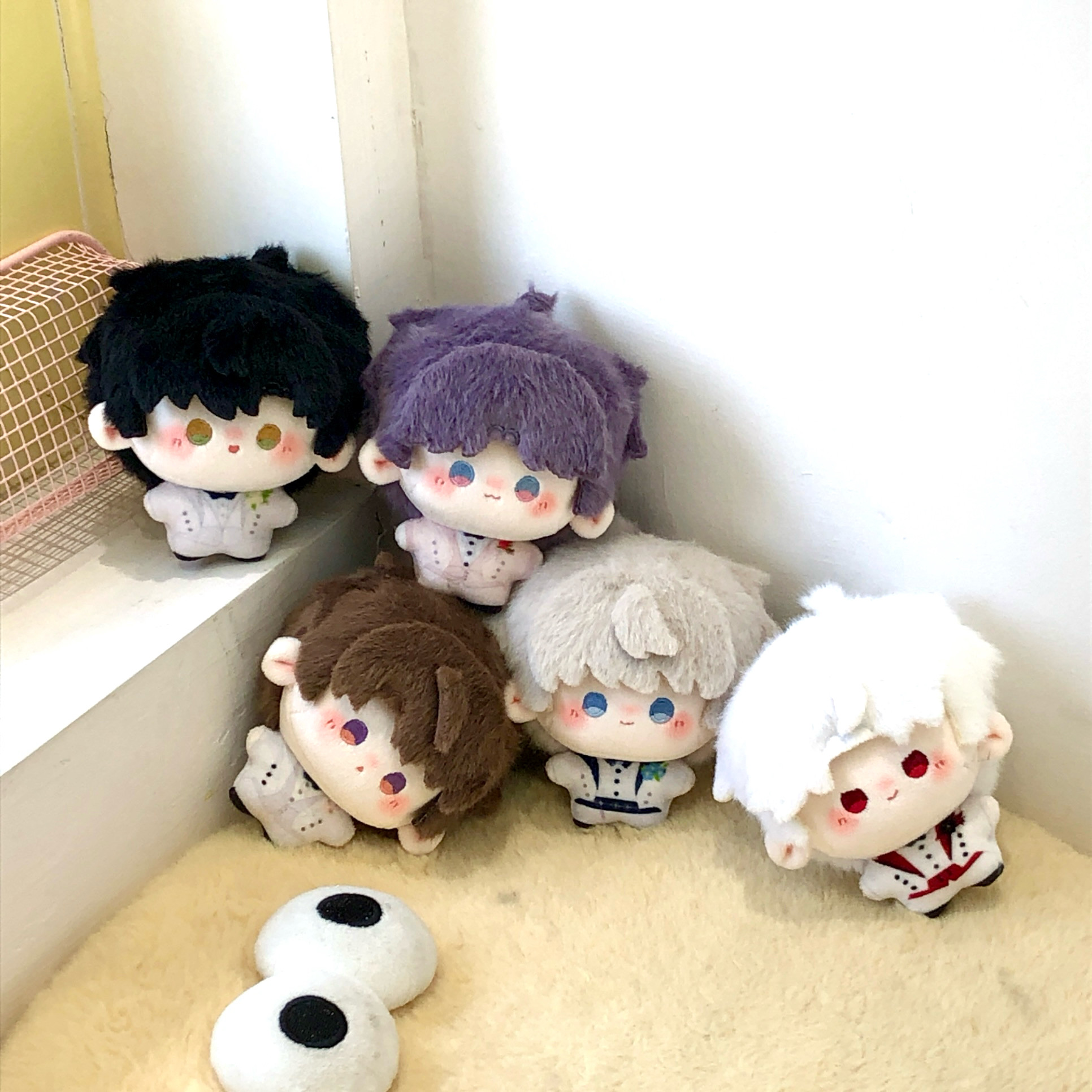 Love and Deepspace Fan-Made 3.94 in Printed Plush Dolls