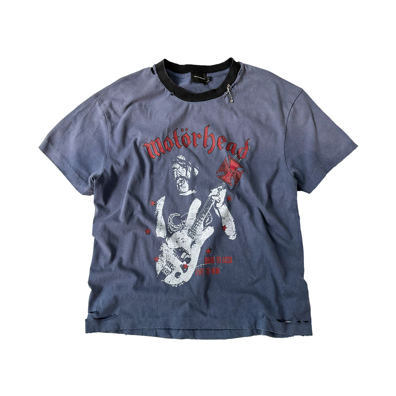 Xentric Rock Motorcycle Band Print Vintage Washed Distressed Pin Distressed Single-Stitched Short-Sleeve T-Shirt Xentric Rock Motorcycle Band Print Vintage Washed Distressed Pin Distressed Single-Stitched Short-Sleeve T-Shirt