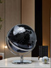 Silver High-End Light Luxury Globe Ornament Opening Gift Office Decoration Entrance Hall Living Room Study Crafts